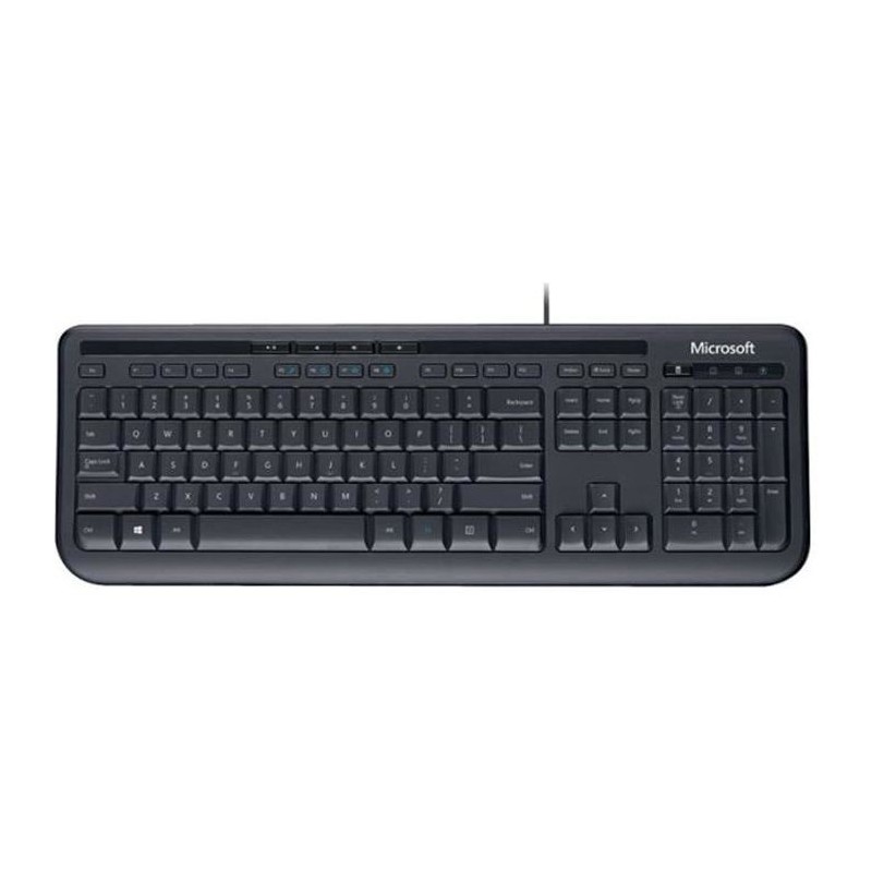 MICROSOFT Wired Keyboard 600 - Clavier filaire USB - Noir - AZERTY