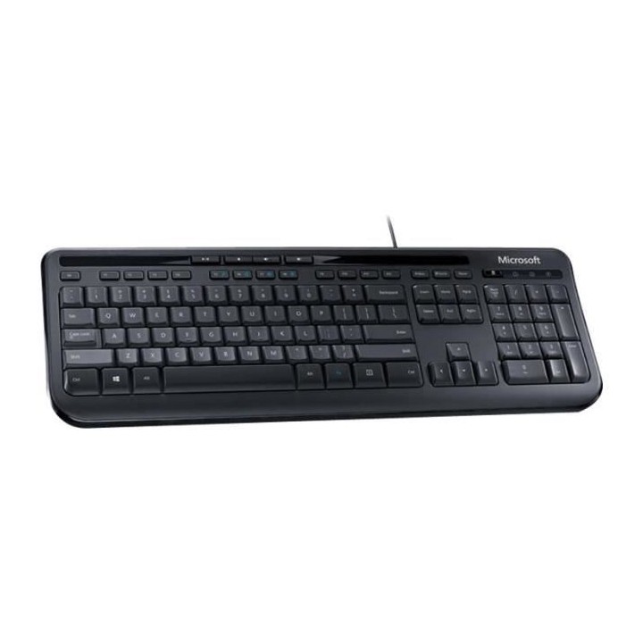 MICROSOFT Wired Keyboard 600 - Clavier filaire USB - Noir - AZERTY