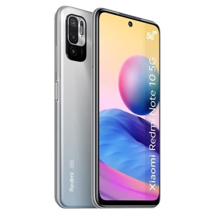 XIAOMI Redmi Note 10 128Go 5G Argent chromé