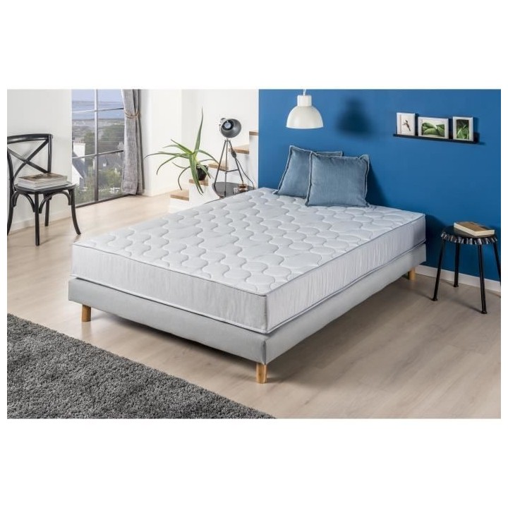 Matelas 160 x 200 cm DEKO DREAM - 600 ressorts ensachés - 19 cm - SPR
