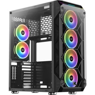 XIGMATEK BOITIER PC Overtake - Grande Tour - RGB - Noir - Verre tremp