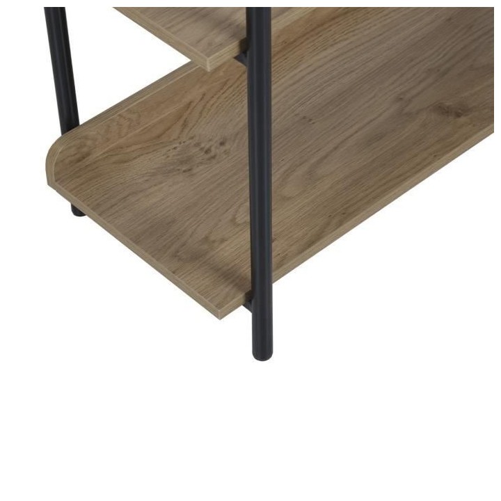 Étagere a 5 niveaux en métal - Pieds noir - ARNO