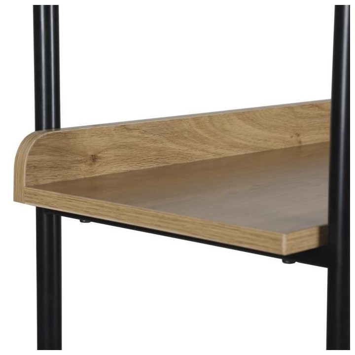 Étagere a 5 niveaux en métal - Pieds noir - ARNO