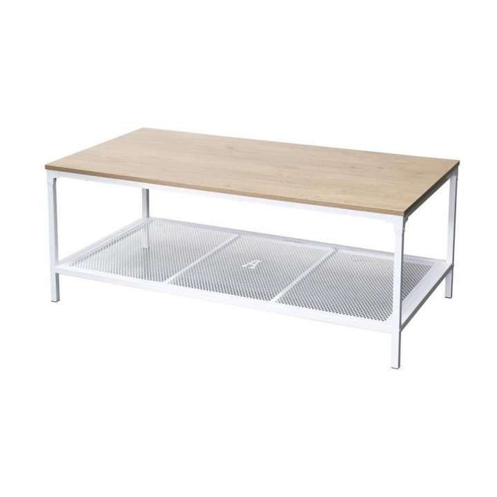 Table basse en métal - Pieds blanc - ARTY