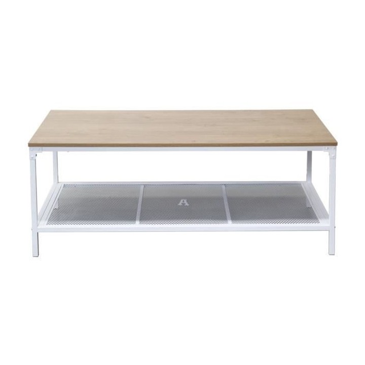 Table basse en métal - Pieds blanc - ARTY