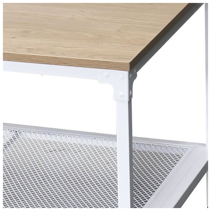Table basse en métal - Pieds blanc - ARTY