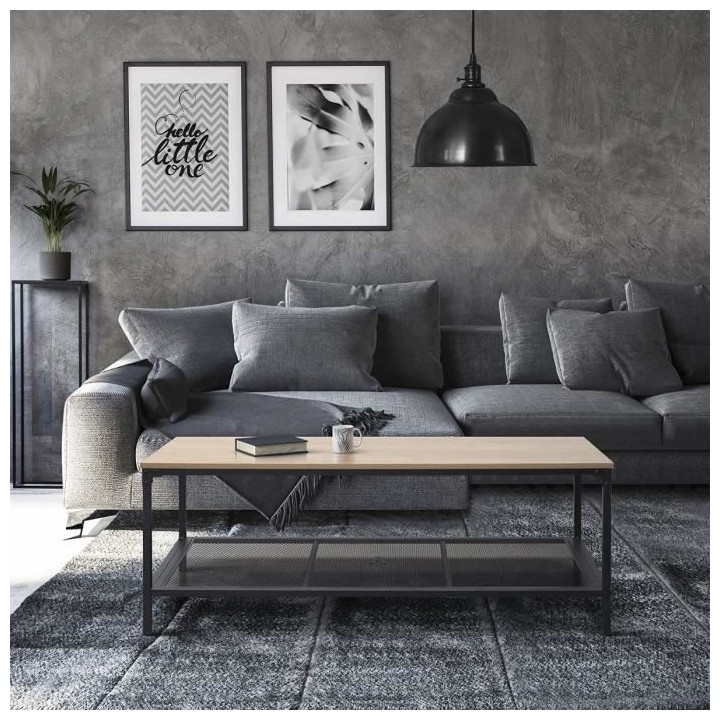 Table basse en métal - Pieds noir - ARTY