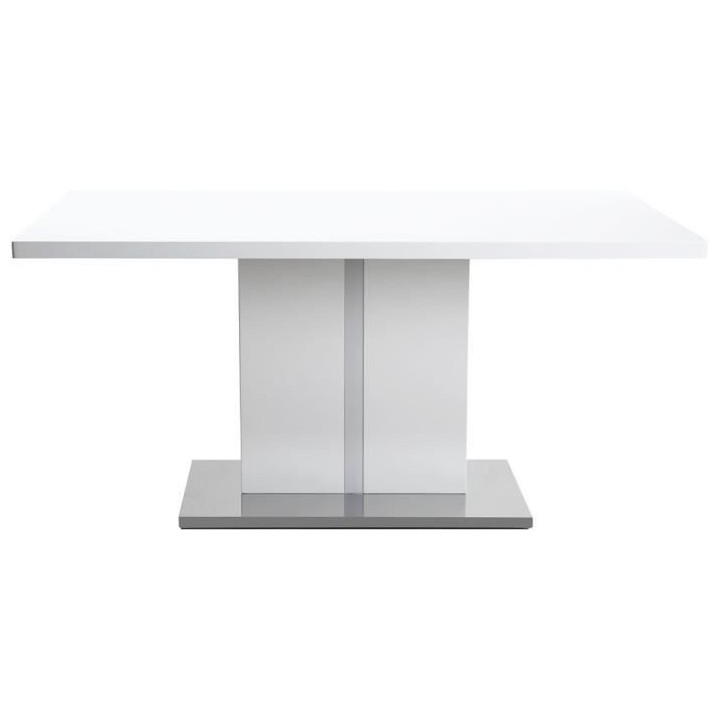 Table a manger extensible GRANADA - laqué blanc - 8-10 personnes - L1