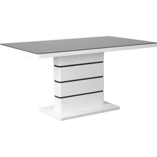 Table de séjour 6 personnes - Rectangulaire - Panneaux de particules