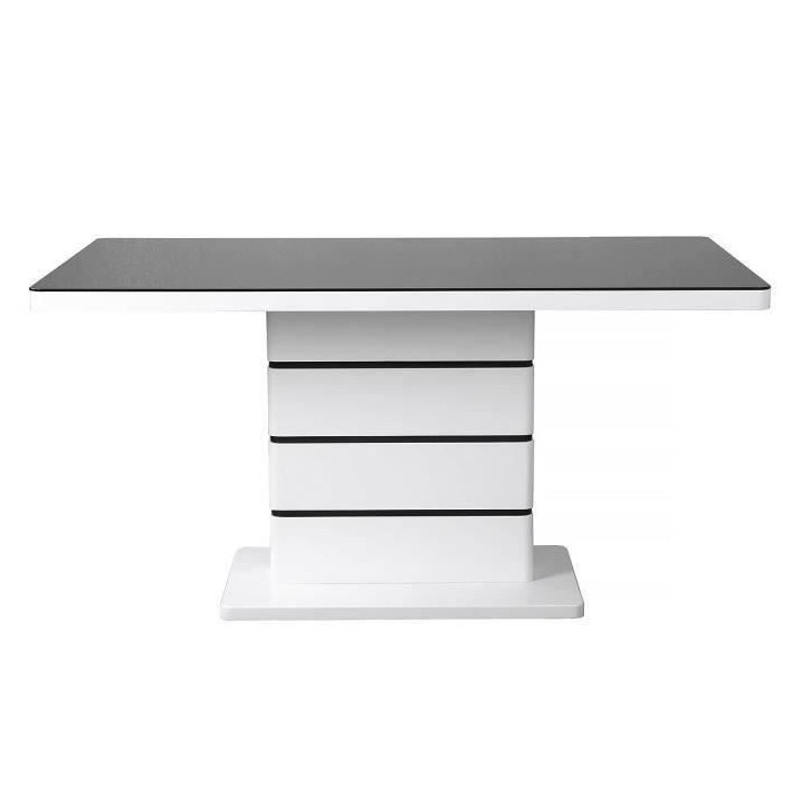 Table de séjour 6 personnes - Rectangulaire - Panneaux de particules