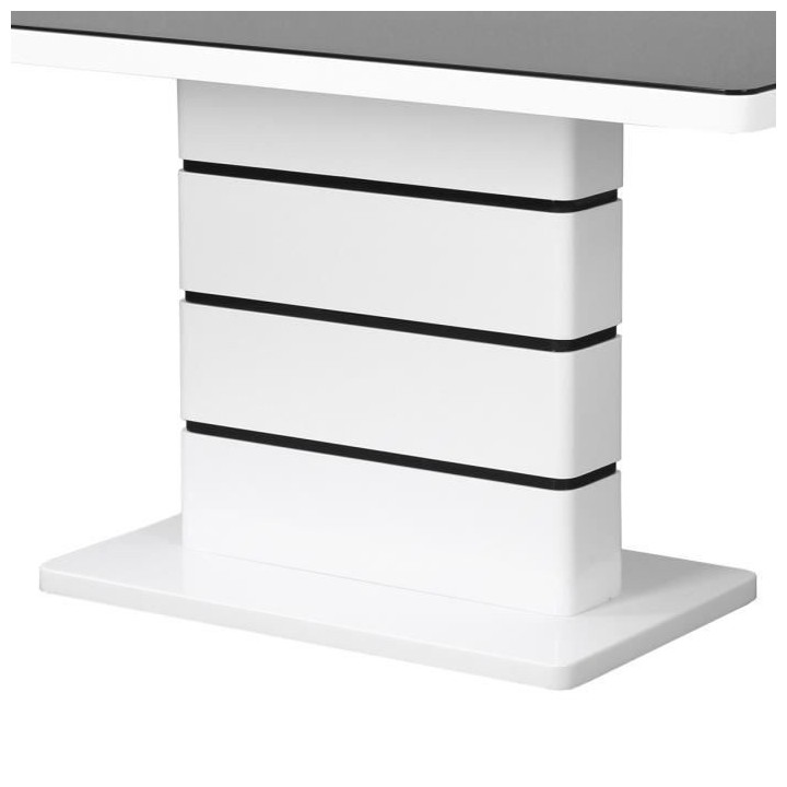 Table de séjour 6 personnes - Rectangulaire - Panneaux de particules