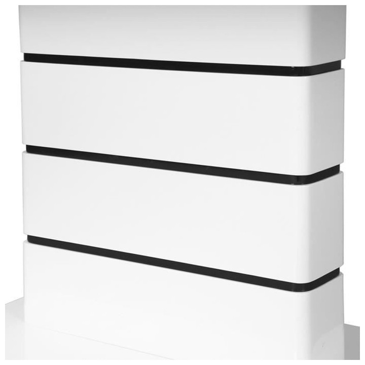 Table de séjour 6 personnes - Rectangulaire - Panneaux de particules