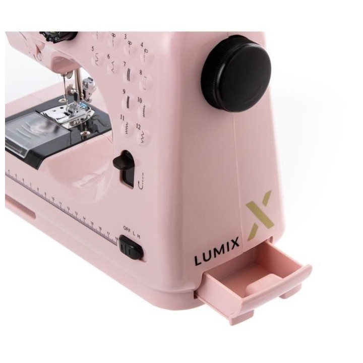 XLUMIX - LUMIX12/PGD- - Machine a coudre 12 programmes - 6 Watts - Ecr