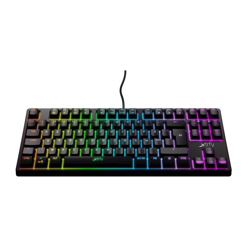 XTRFY Clavier esport K4 TKL Xtrfy - Noir - AZERTY