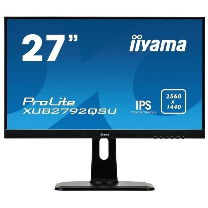 Ecran PC - IIYAMA ProLite XUB2792QSU-B1 - 27 - Dalle AH-IPS - 5ms - DV