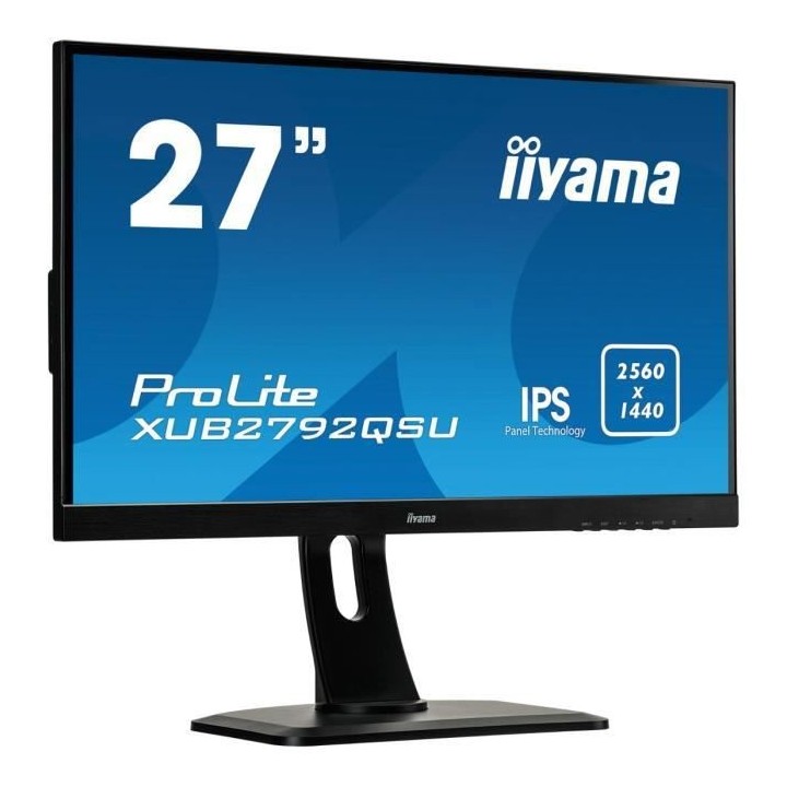 Ecran PC - IIYAMA ProLite XUB2792QSU-B1 - 27 - Dalle AH-IPS - 5ms - DV