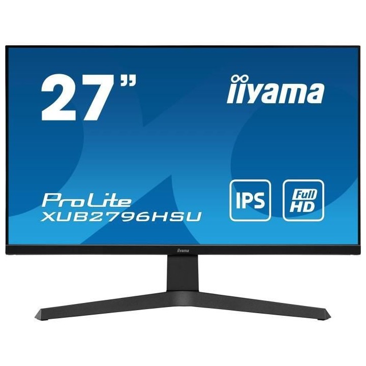 Ecran PC Gamer - IIYAMA XUB2796HSU-B1 - Ultra Mince - 27 FHD - Dalle I