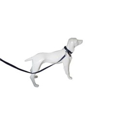 YAGO Collier Classique Bleu en Nylon pour grand chien, taille L 40-58 cm