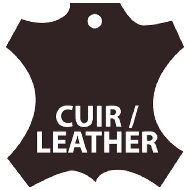 YAGO Laisse noir en cuir, Longue laisse pour chien 1,20m, Souple et R