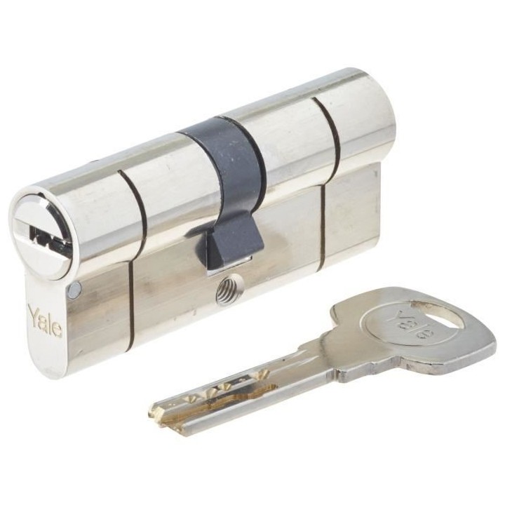YALE Cylindre haute sécurité Série 2100 débrayable 35x35 mm nickel
