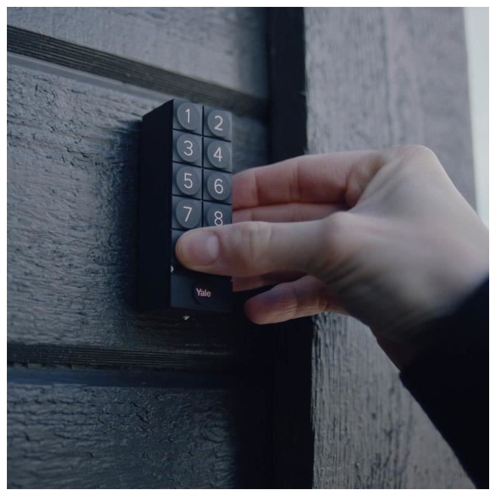 YALE SMART KEYPAD - NOIR - Clavier a code compatible avec Linus et san