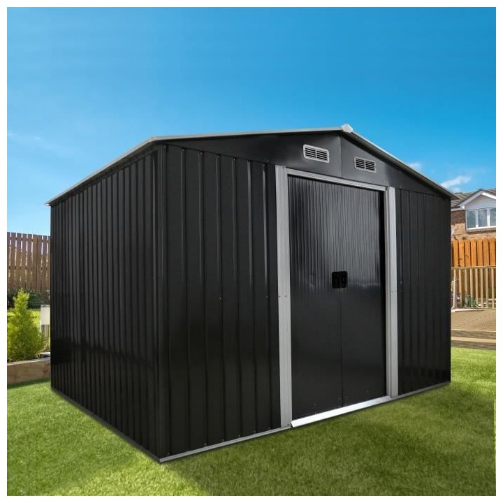 Abri de jardin - Avec kit d'ancrage inclus - Acier - 7,06 m2