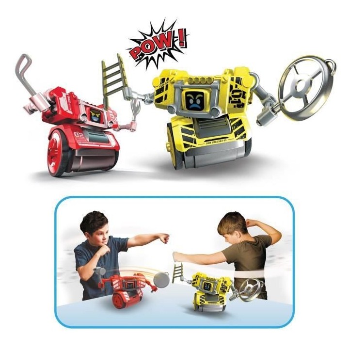 YCOO STREET KOMBAT - Pack de 2 robots de combat interactifs - Détecte