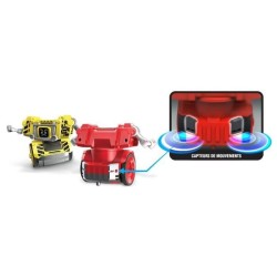 YCOO STREET KOMBAT - Pack de 2 robots de combat interactifs - Détecteur de mouvements - Pour toute la famille