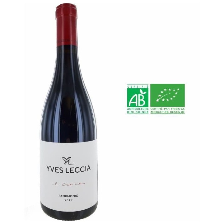 Domaine Yves Leccia E Croce 2017 Patrimonio - Vin rouge de Corse - Bio