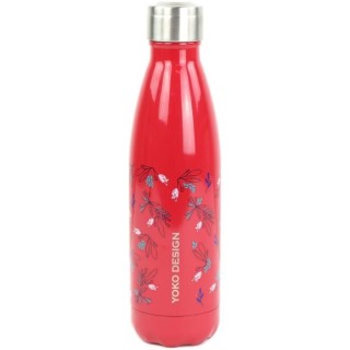 YOKO DESIGN - Bouteille isotherme de 500 ml motif Primavera Framboise