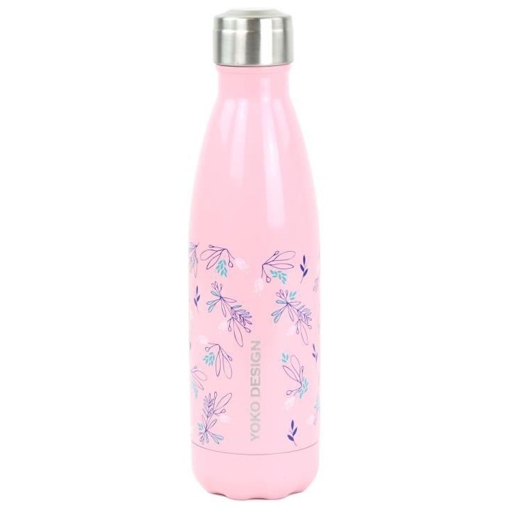 YOKO DESIGN - Bouteille isotherme de 500 ml au motif Primavera Rose