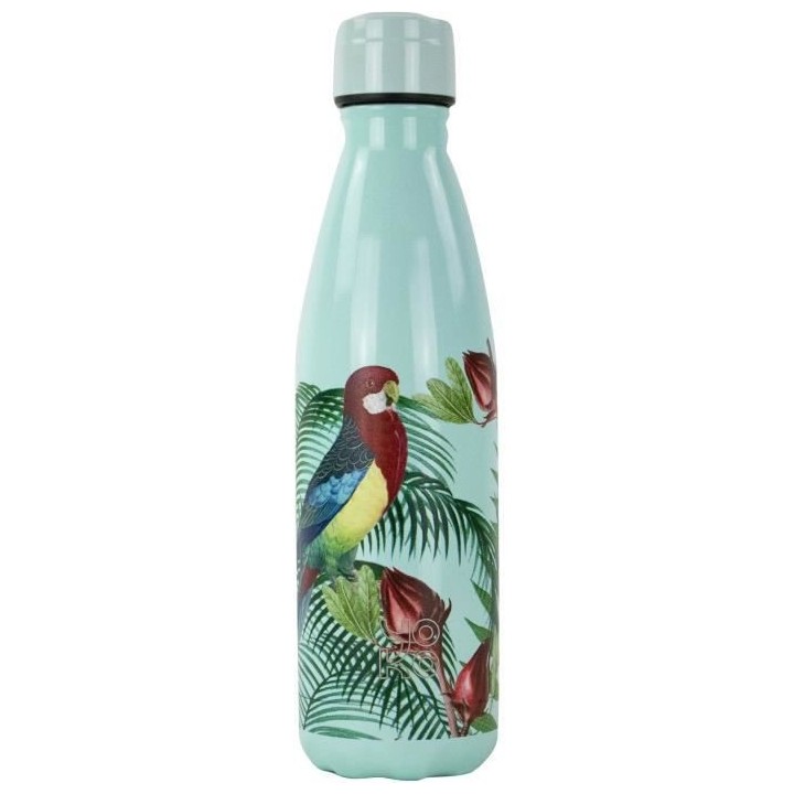 YOKO DESIGN - Bouteille isotherme de 500 ml motif Perroquet