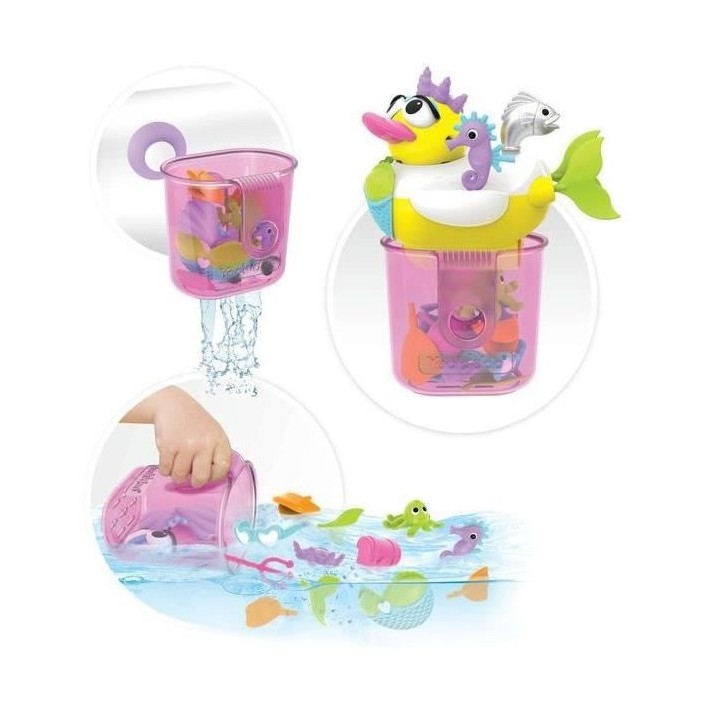 YOOKIDOO Jouet de bain - Caneton sirene