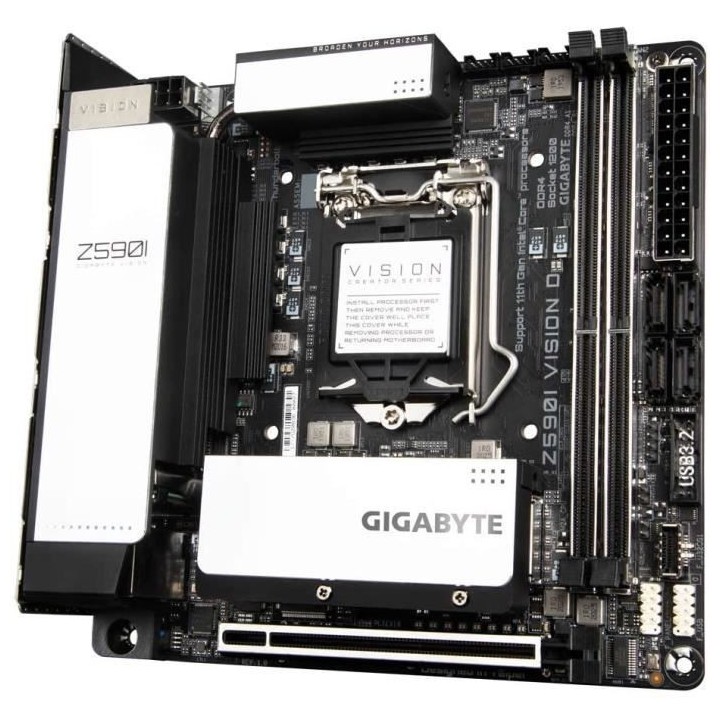 GIGABYTE - Carte mere Z590I VISION D