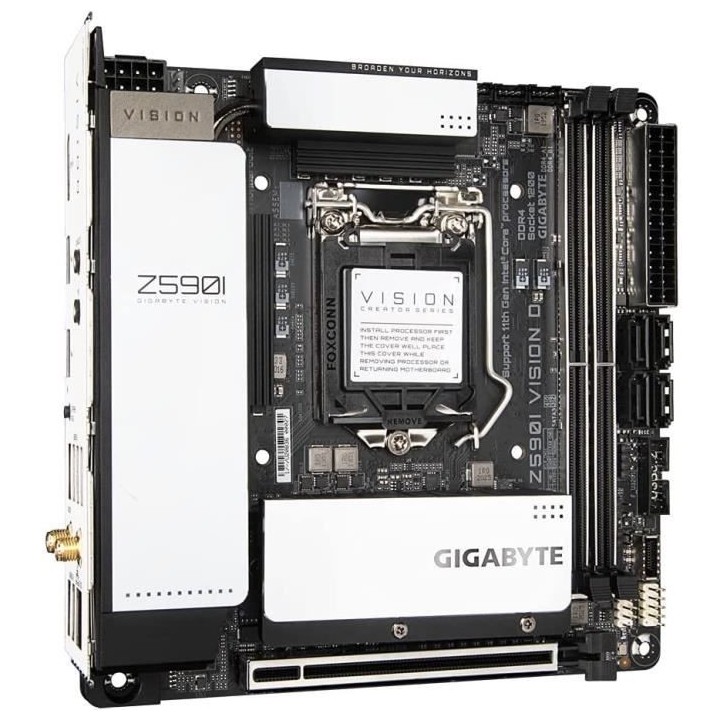 GIGABYTE - Carte mere Z590I VISION D