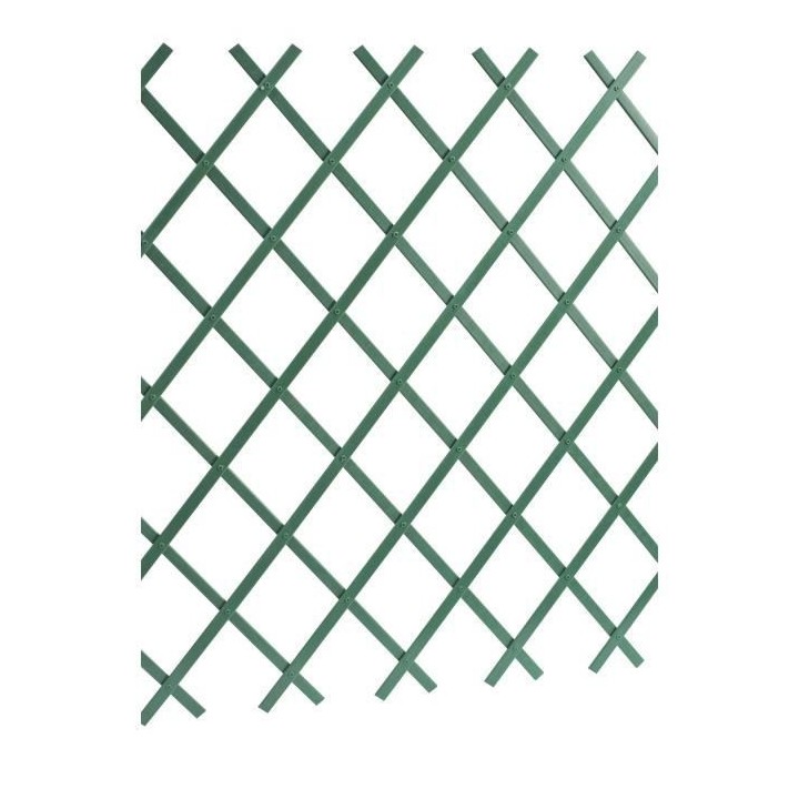 LAMS Treillage PVC lisse - 2 x 1 m - Vert