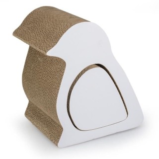 DUVO+ Griffoir Belly Bird 2 en 1 - 27 x 20 x 30 cm - 0,98 kg - Blanc -