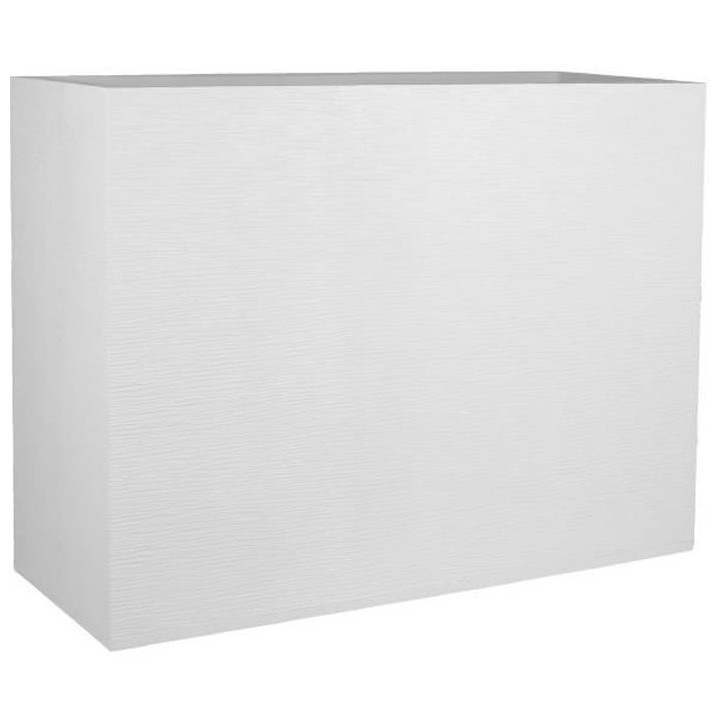 EDA PLASTIQUE Bac a fleurs Muret Loft Graphit - 46 L - 78,5 x 29,5 x 6