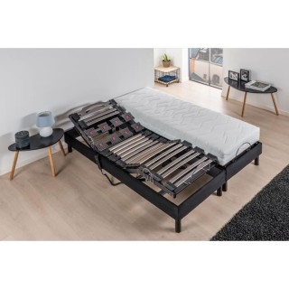 DEKO DREAM Relaxation Ensemble Matelas mousse 2x80x200 cm + Sommier TP