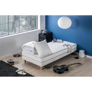 DEKO DREAM Pack Star Matelas 90x200 + Couette 140x200 + Oreiller 60x60