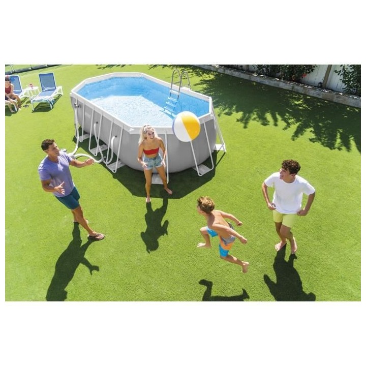 Kit Piscine hors sol tubulaire INTEX Prism Frame - 503 x 274 x 122 cm