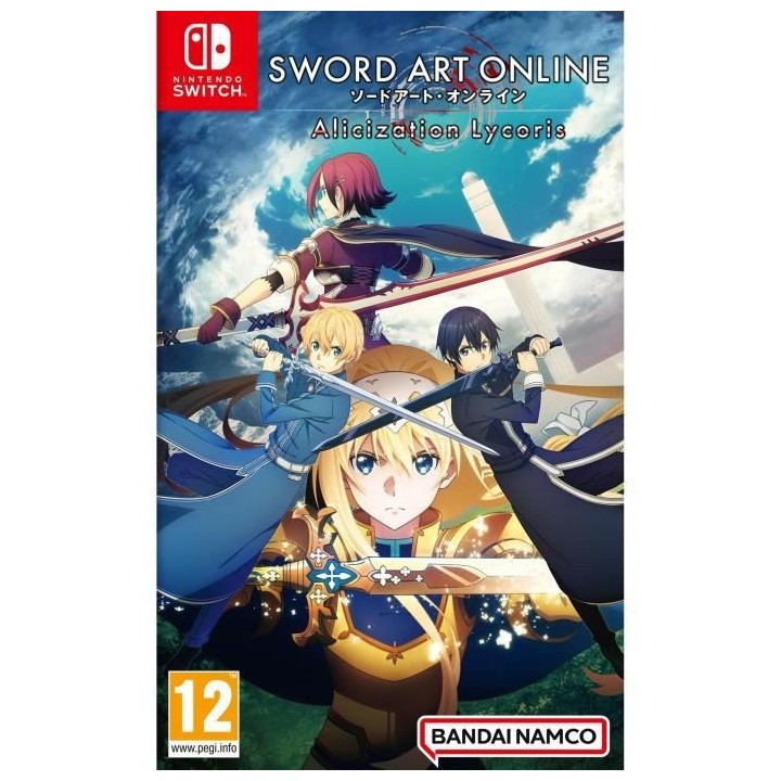 Sword Art Online Alicization Lycoris Jeu Switch