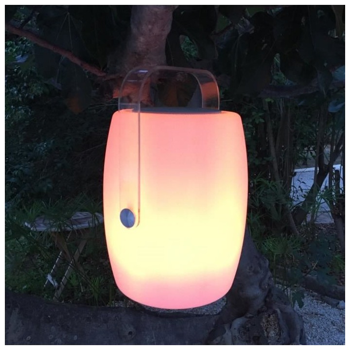 LUMISKY Lampe musicale d'extérieur avec haut parleur - 21 x 21 x 31 c