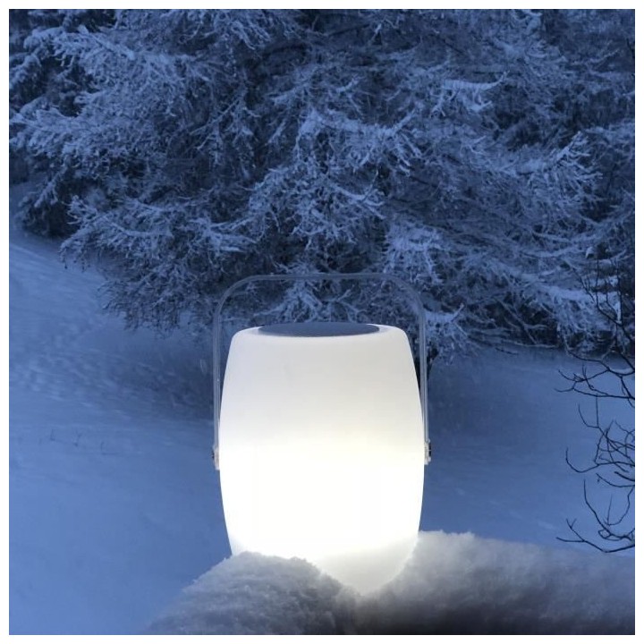 LUMISKY Lampe musicale d'extérieur avec haut parleur - 21 x 21 x 31 c