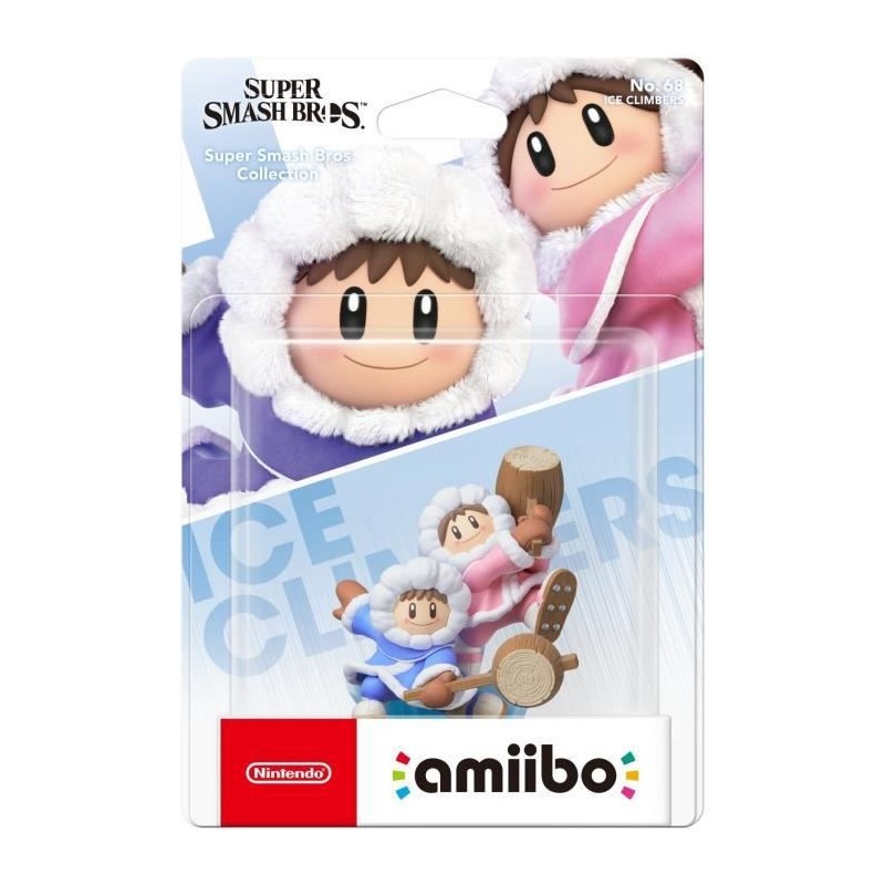 Figurine Amiibo N°68 Ice Climbers Collection Super Smash Bros