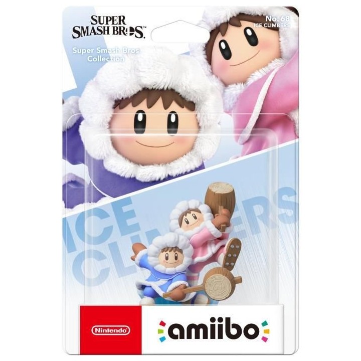 Figurine Amiibo N°68 Ice Climbers Collection Super Smash Bros