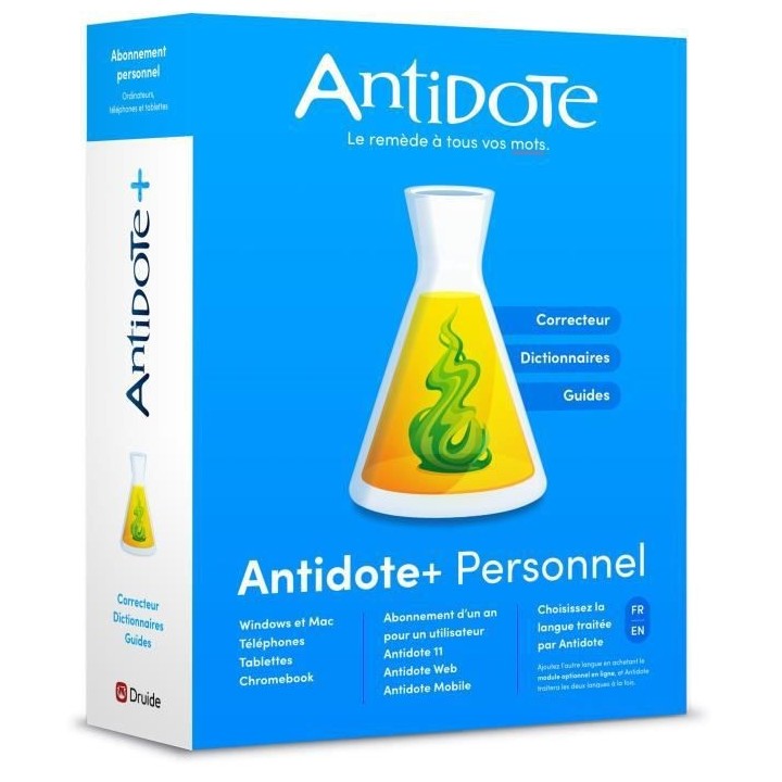 MYSOFT Antidote+ Personnel - Abonnement 1 an - 1 utilisateur (Antidote