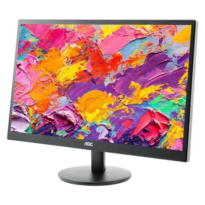 Ecran PC - AOC E2270SWHN - 22'' FHD - Dalle TN - 5 ms - VGA/HDMI 1.4