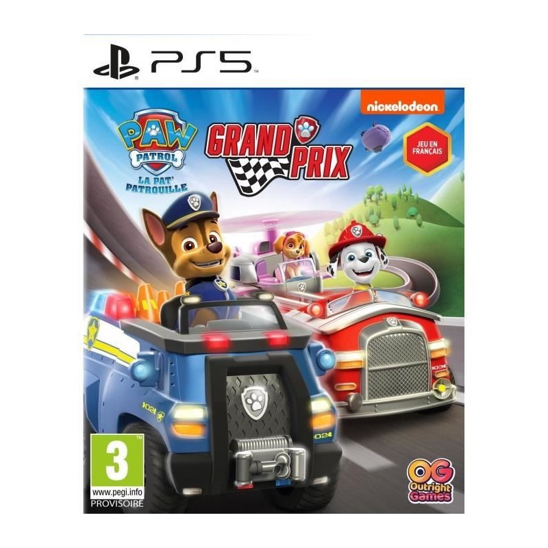 Paw Patrol, la Pat'Patrouille : Grand Prix Jeu PS5