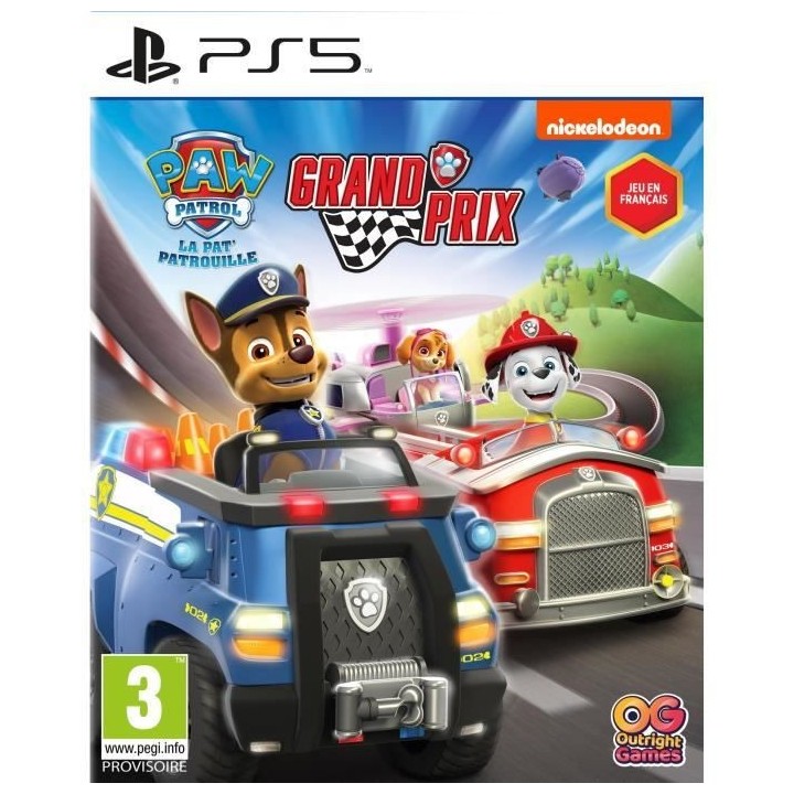 Paw Patrol, la Pat'Patrouille : Grand Prix Jeu PS5